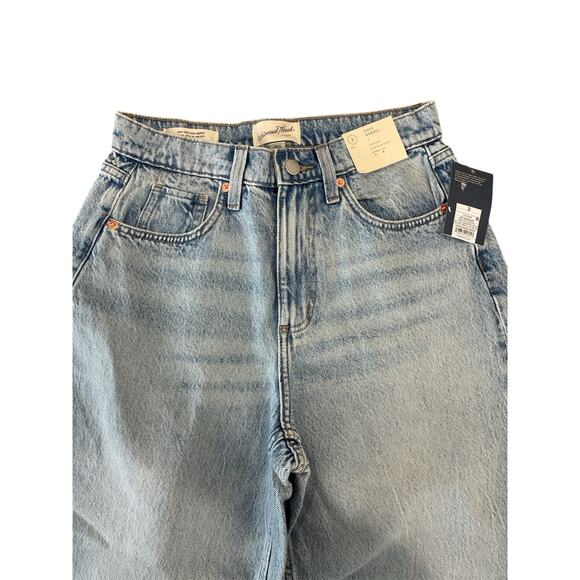 High Rise Acid Wash Barrel Jeans - Picture 2 of 3